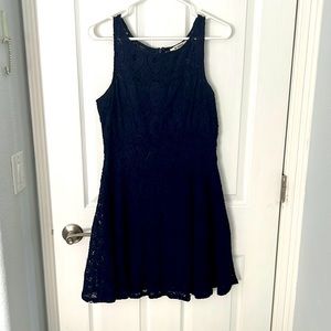Bb Dakota Navy Lace mini dress, Size 10